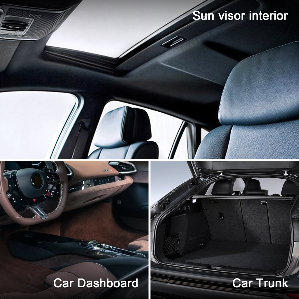 Car suede roof pad -3mm thick sponge base -200cm * 140cm/300cm × 140cm, suitable for car/SUV/truck, car roof modification